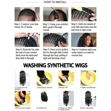 1 Stück Hochtemperatur Synthetisches Flechtenhaar mit spiralförmigen Locken, Flechtenhaar in 16/20/24 Zoll Länge, Farbverlauf Crochet Haarverlängerungen für Frauen, blonde lose Wellen Crochet Haare, Farbverlauf vorgestreckte Haare