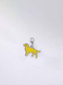 1pc Metal Mini Dachshunds Bulldogs Dog Charm For Jewelry Cute Animal Couple Lovely Keychain Car Keyring Bag Headphone Pendant Bracelet Necklace Char - Multicolor - View 20