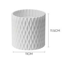 360° Rotating Brush And Pen Holder For Makeup Brushes - White - View 5