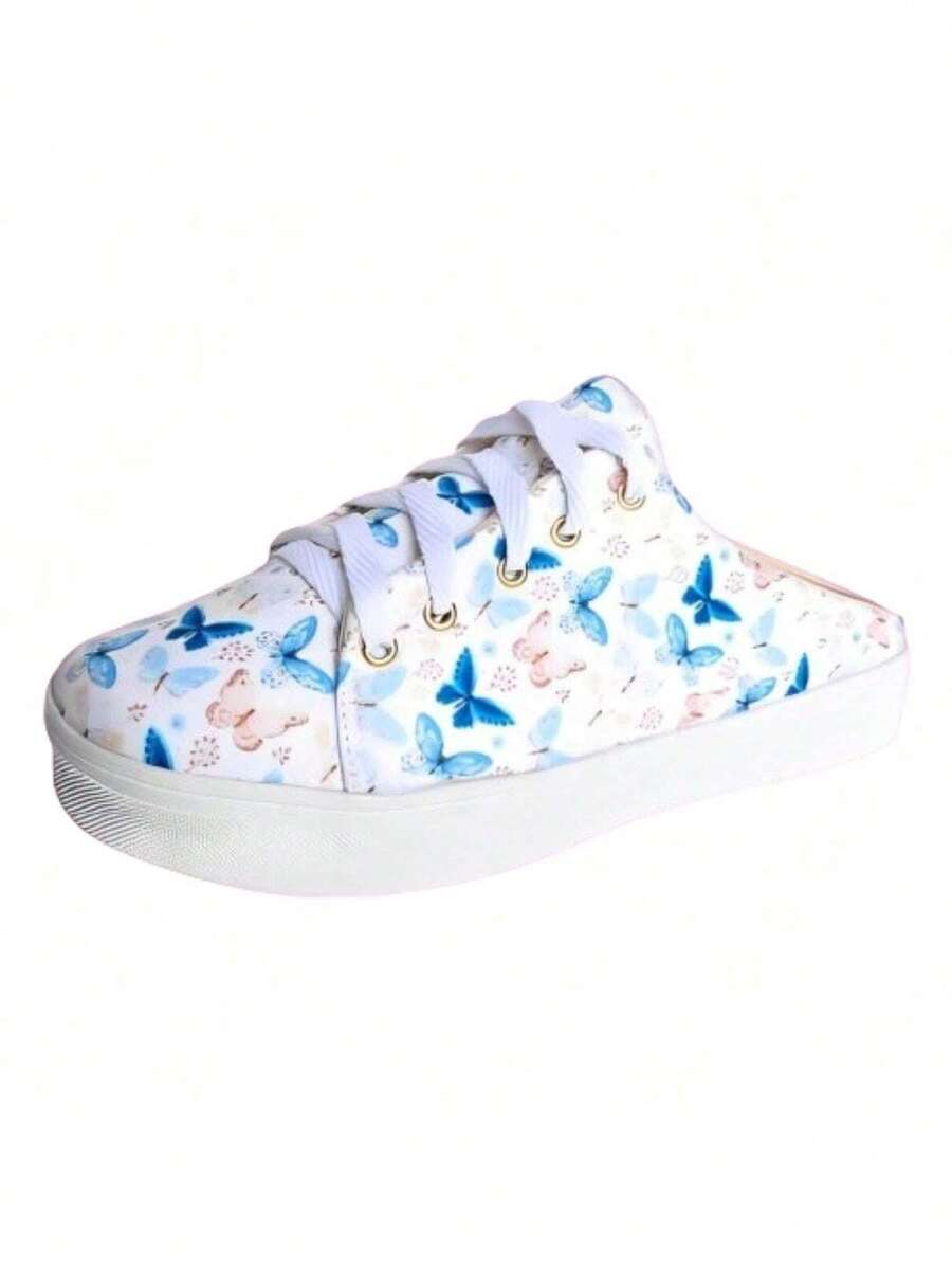 Women's Mule Babouche Tennis Fashion - Màu xanh lam - Xem 1