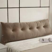 1pc Triangular Headboard Pillows Twin/Queen/King Size Head Roll Pillow Bed Wedge Pillow Large Bolster Bed Rest Reading Pillows Backrest Positioning Support Pillows With Side Pockets Bolster Cushion - Nâu nhạt - Xem 1