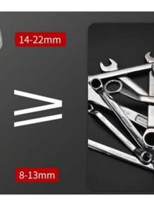 Chave Universal Boca Fixa Aco 8 A 22mm Cabeca Dupla Torx