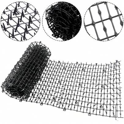 驱猫垫、带尖刺的猫用驱猫垫、室内驱猫家具、户外花园围栏动物屏障