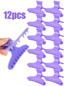 12个黑色蝴蝶发夹,造型分区夹,专业沙龙美发夹,适用于剪发、造型、分区、染发等。蝴蝶发夹,美发配件,美发工具,美发产品及配件,适用于理发店、美容院、旅行、返校季、旅行度假等场合。适用于梳背头、理发师配件、吹风机、头发、理发师、吹风机、头发、美发产品、美发工具、美发用品、护发、卷发梳、美发设备、旅行必备、旅行必备、发型、美发、头发、旅行、美发产品、美发工具、美发用品、理发师、理发师配件、理发店、美发设备。 - 彩色 - 查看 16