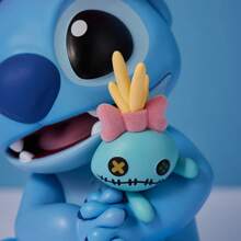 Miniso Disney Lilo & Stitch Sweet "Cuddle" Themed Cartoon Sculpture For Ages 14+ - Blue - View 7