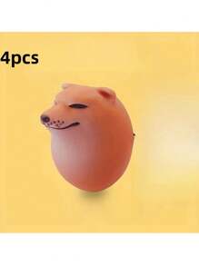 Shiba Inu Egg Cartoon Dog Doll - Plastic Animal Toy, Various Breed Sizes, No Battery Required - Collectible Novelty Shiba Inu Egg Mini Doll, Perfect For Play And Decoration