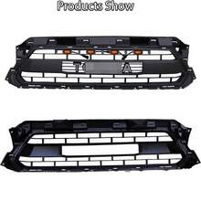 Parrilla delantera para Toyota Tacoma TRD Pro de 2da generación 2012 2013 2014 2015, parrilla con luces ámbar, color negro mate - 1 - Ver 4