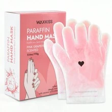 WAXKISS 1 双石蜡手/足膜，石蜡SPA手套/袜子，用于保湿和滋养 - 粉紅色手膜 - 查看 8
