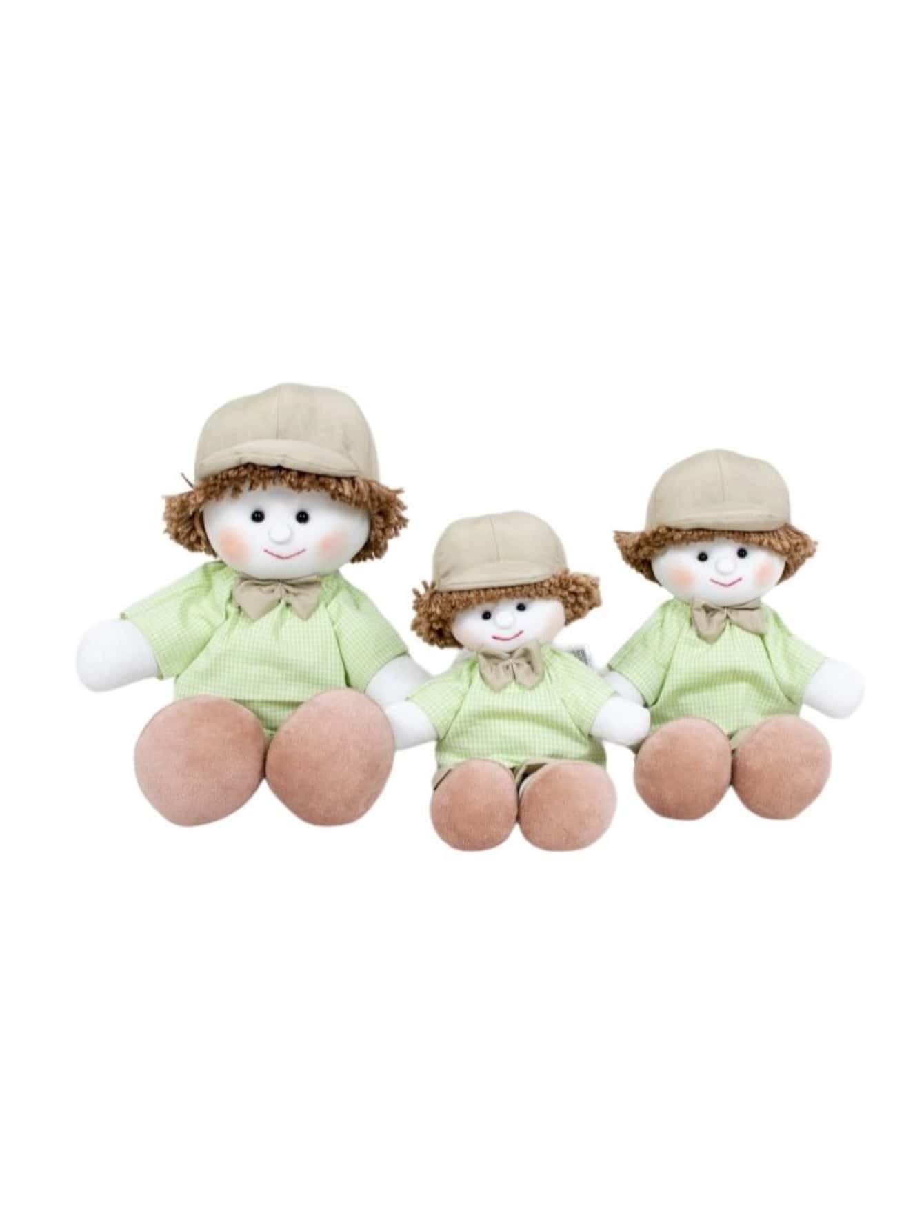 Luiz Doll Trio For Niches And Decorations 3pcs - Cờ xanh - Xem 1