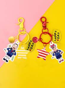 Customized Student Keychain - Funny Keychain With Portrait/ - High Definition Printing - Christmas Gift - Gift For Backpack Students - Double-Sided Photo - Keychain For Backpack