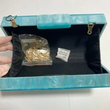 Women Clutches - 淺藍色 - 查看 2