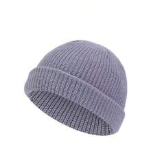 Sombrero de cubo de punto, gorra de punto casual para hombres, atuendo de otoño/invierno, verano, playa, vacaciones - A - Ver 9