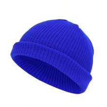 Sombrero de cubo de punto, gorra de punto casual para hombres, atuendo de otoño/invierno, verano, playa, vacaciones - A - Ver 8