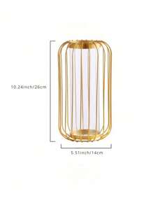 1 chiếc bình hoa sắt, bình hoa hình trụ Bắc Âu, trang trí nhà cửa, bình hoa, đồ trang trí trung tâm, trang trí bàn - nhiều màu - Xem 7