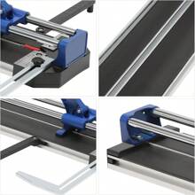 HOHOBLA LOYALHEARTDY-BTG 31 Inch Manual Tile Cutter,Ceramic Tile Cutter With Tungsten Alloy Wheel, Tile Cutter Tool For Porcelain Ceramic Floor Tile, Positioning Guided Precision, Adjustable Measurement Ruler[Best Gift For Family&Friends] - 藍色 - 查看 5