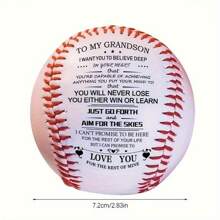 Moactiv "MY GRANDSON" Print Baseball, Baseball With Official Size And Weight, Gift For Some Special Occasions, For  Adults And Baseball Fans