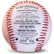 Moactiv "MY GRANDSON" Print Baseball, Baseball With Official Size And Weight, Gift For Some Special Occasions, For  Adults And Baseball Fans