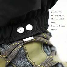 1 paire Jambières imperméables, jambières de bottes imperméables pour la randonnée, la chasse et la marche, le camping, l'escalade, le ski, respirantes pour l'escalade en montagne pour hommes et femmes