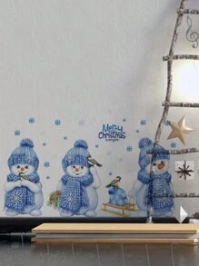 mama look 1 miếng/5 miếng Miếng dán tường hình mũ người tuyết hoạt hình, phòng ngủ phòng khách phòng học phòng khách trang trí nhà ngày lễ sơn tự dính, PVC có thể tháo rời, miếng dán, miếng dán tường, miếng dán vinyl để trang trí nhà, vật dụng trang trí mùa xuân làm mới ngôi nhà của bạn, miếng dán trang trí Rama Giáng sinh trang trí giáng sinh trang trí giáng sinh trang trí giáng sinh - Nhiều màu - Xem 6