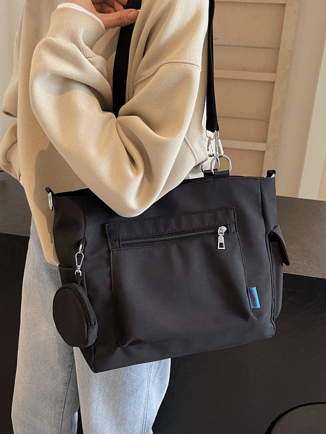 Borsa Shopper Donna Con Tracolla - Foto 10