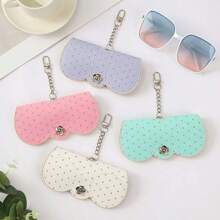 1 pieza Estuche portátil para gafas de sol, bolsa para gafas de verano con cordón - Multicolor - Ver 3