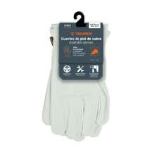 Guantes de piel de cabra, tipo operador, TRUPER  14286 - Gris - Ver 3