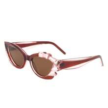 Chic Irregular Cat Eye Women's Fashion Sunglasses - 紅色 - 查看 2