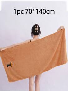 1/3pcs Halloween Coral Fleece Embroidered Pumpkin, Autumn Decor, Towel Or Bath Towel, Witch Pumpkin, Holiday Gift, Happy Halloween, Holiday Gift Shower Towels For Beauty Salon, Hotel Sports,Home Essentials, Towel, Skin Care Bath Towel Sheet