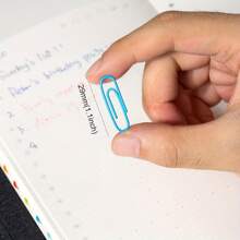 DELI 100pcs Metal Mini Paper Clips Office Paperclip For Document Sorting And Organizing Office Home Desk Organizer - 100pcs - View 6