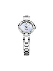 CITIZEN Eco-Drive 手表女士时尚手表优雅纤薄不锈钢表带，适合女士休闲装的礼物，电量不足警告功能，28 毫米渐变表壳，EM0631-83D - 漸層 - 查看 7