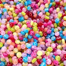 250 Pieces Children's Beads Smile Face - 6mm - đầy màu sắc - Xem 1