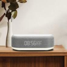 Wireless Charging Station Digital Alarm Clock For Bedroom Temperature Display 15W Wireless Charger Dock With Night Light Compatible With IPhone 16/15/14/13/12/11/X/SE/8 Seriesfor Pixel ,Galaxy And More,Various Electronic Products Supporting Wireless Charging Nan