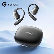 Tai nghe không dây Sanag C16S dạng hở tai có thời lượng pin dài 56 giờ Tai nghe âm thanh toàn cảnh Dolby-Level Thiết kế dạng hở tai thoải mái không gây khó chịu - Màu be - Xem 2