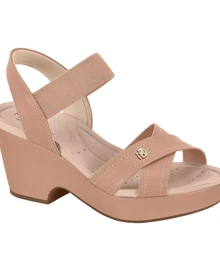Modare Comfort Women's Lightweight High Heel Platform Sandal - 米色 - 查看 1