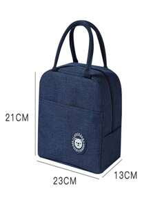 Portable Fitness Thermal Bag Lunch Box Travel Necessary Student Lunch Box Easy To Wash And Use Everyday - màu đen - Xem 3
