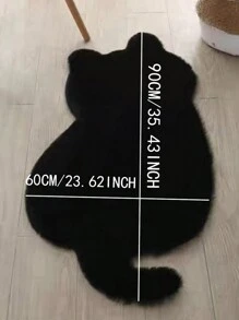 Cat Design Fluffy Rug ,Room Decor