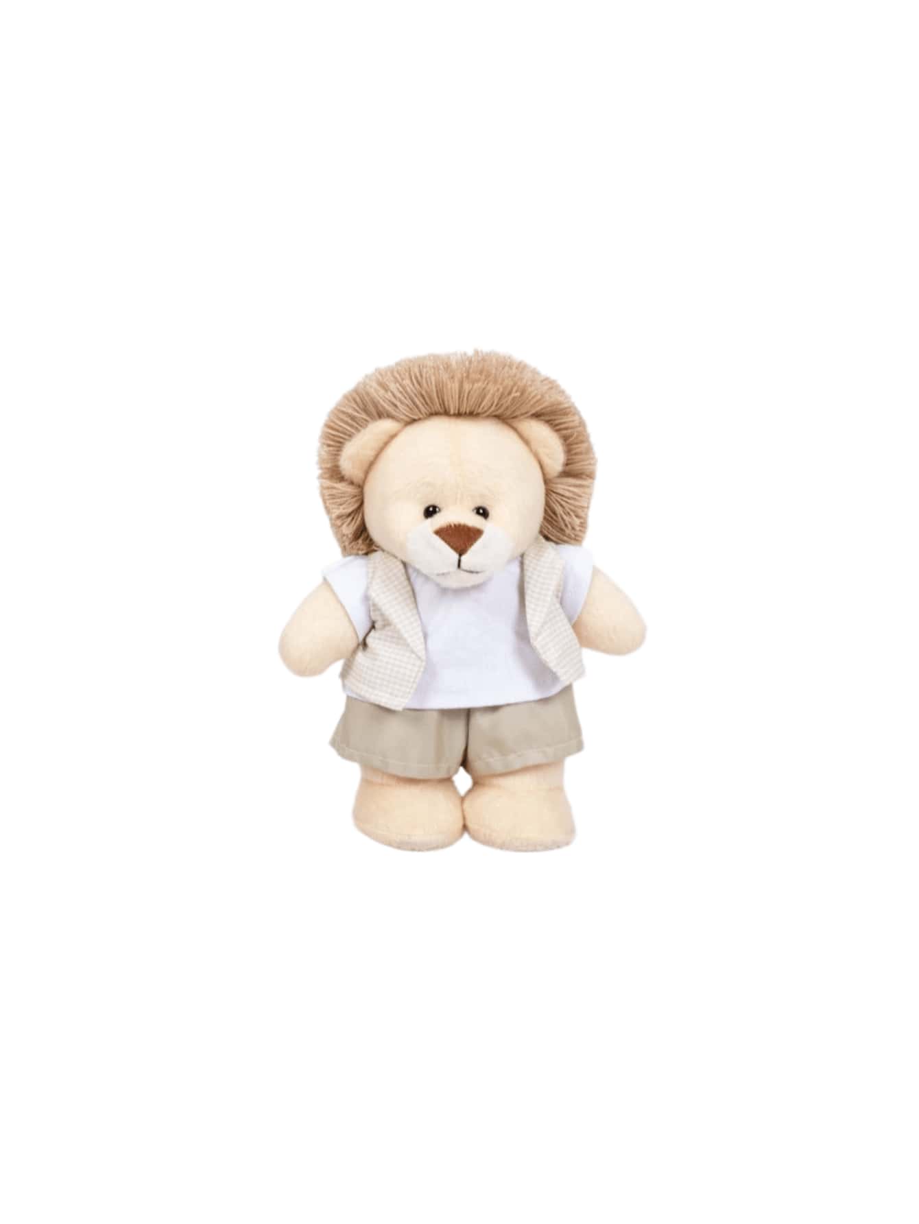 Jungle Bear 20 Cm For Boys (Lion) - For Niches And Decorations - Séc màu be - Xem 1