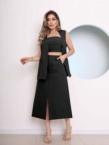 3 In 1 Tailoring Set - 黑色 - 查看 2