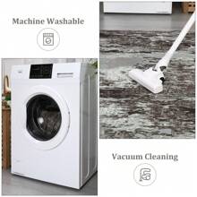 Modern Abstract Area Rug Machine Washable Area Rug Low Pile Soft Carpet Stain Resistant Non-Slip Suitable For Living Room Bedroom Dining Room Kitchen - 深棕色 - 查看 7