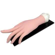 Nail Art Practice Hand Model With Adjustable Fingers, Bendable And Positionable Nail Polish Display Hand - Multicolor - View 7