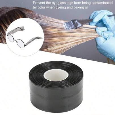 200pcs/Box Disposable Eyeglass Arm Covers, Protective Sleeves, Hair Dye Styling Tools, Hairdresser Glasses Accessories, Essential For Back To School, Travel & Holiday, Women Hair Accessories