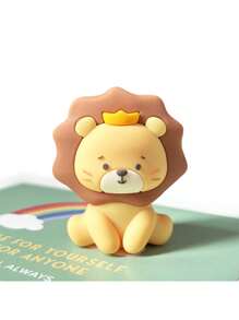 9件或1件动物生日蛋糕装饰，森林主题派对用品，包括大象、长颈鹿、狮子、猴子、树木、兔子、胡萝卜、蘑菇、生日快乐蛋糕装饰，丛林动物主题派对。卡通动物玩偶挂饰可重复使用（软胶） - 多色 - 查看 13