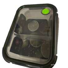 Hermetic Borosilicate Glass Lunch Box With Dividers 1000ML