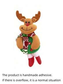 1/4pcs Christmas Fabric Hanging Ornament Mini Dolls Pendant Christmas Tree Decorations Party Holiday Decor Small Gift,Christmas