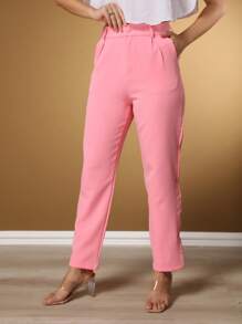 Women's Pants/Tailored Pants/Basic Pants/Elegant Pants/Skinny Pants/Blogger Pants/Fashion Pants - 粉色 - 查看 3