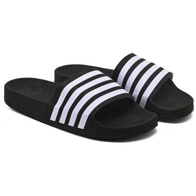 Chinelo Masculino E Feminino Slide Sandalia Confortavel Listrado