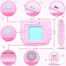 Toys Learning Cards Reading Spanish 224 Words - 粉色 - 查看 2