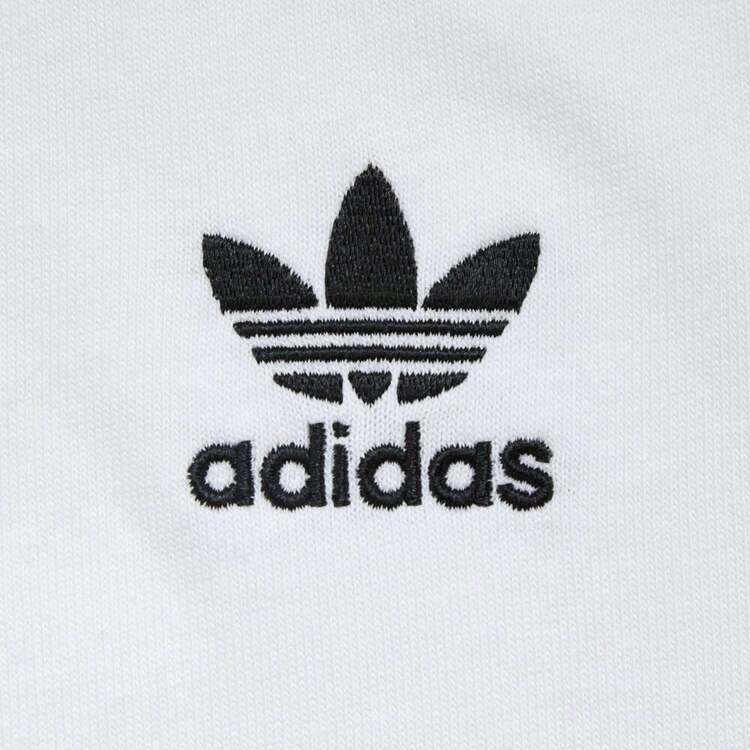 Adidas Originals 男士超大圆领针织T恤 TEZ1832 - 白色 - 查看 4