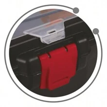 Caja Herramientas Plastica Aksi 16 PuLG Charola Desmontable - Negro - Ver 4