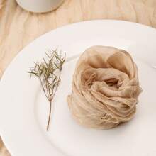 6 paquets de serviettes en mousseline de fromage, serviettes de table en gaze de 20 x 20 pouces, serviettes de table carrées rustiques faites à la main pour les fêtes, les mariages, les événements, les dîners en famille, la décoration bohème
